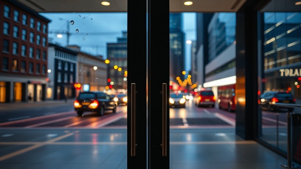 Glass Doors Heston