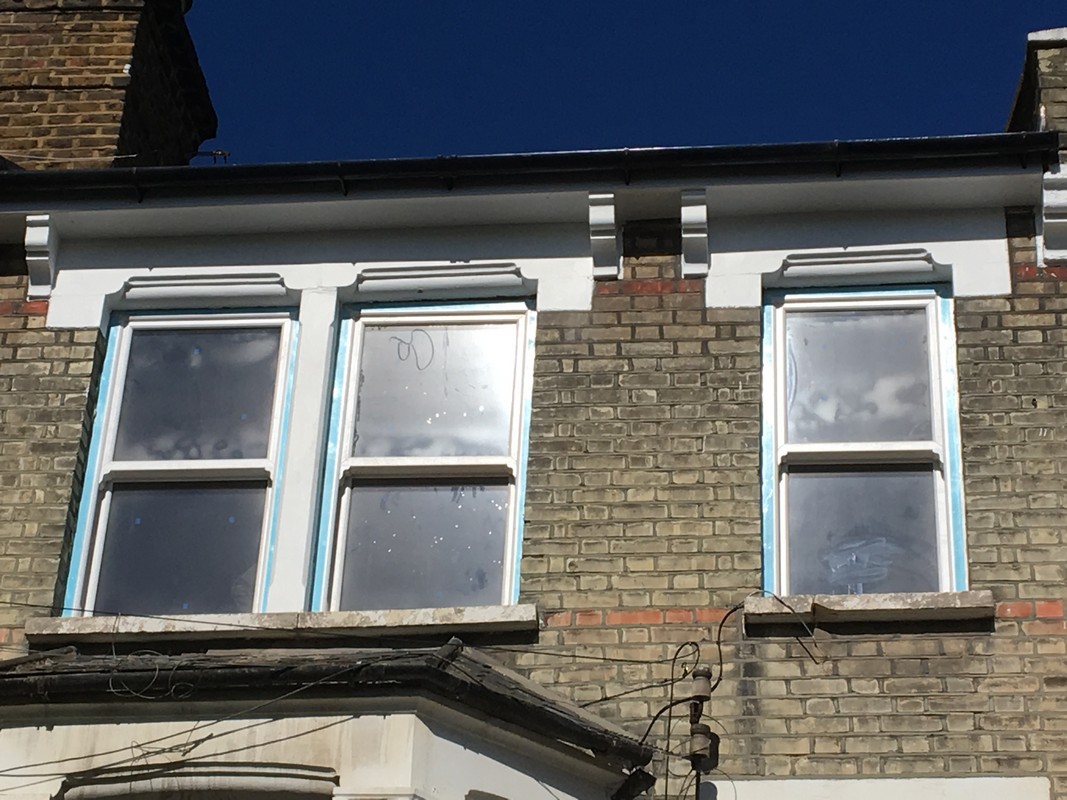 New uPVC sash windows fitted on Victorian terrace in Hounslow